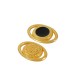 Enameled Zamak Connector Oval 14x10mm