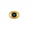 24K Gold Plated/ 0.12µm/ Black/ Turquoise