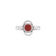 Enameled Zamak Connector Oval 17x14mm