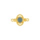Enameled Zamak Connector Oval 17x14mm