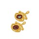 Enameled Zamak Charm Evil Eye 16mm