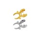 Enameled Zamak Charm Reindeer Ears 17x22mm