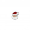 999° Silver Antique Plated/ 5µm/ Glitter Red/ Light Peach/ White