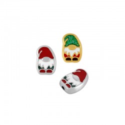 Curseur en Zamak Émaillé nain 12 x 15 mm Ø 2.2 mm