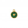 24K Gold Plated/0.12µm/ Glitter Green