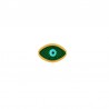 24K Gold Plated/ 0.12µm/ Transparent Green/ Howlite/ Black