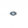 999° Silver Antique Plated/5µm/ Glitter Blue/ White/ Black
