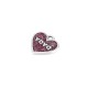 Ciondolo in Zama Smaltata a Forma di Cuore Νονά 18X16 mm