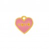 Placcato in oro 24K / 0,12 µm / Rosa