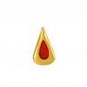 24K Gold Plated/0.12µm/ Transparent Red