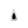 Plaqué argent antique 999°/5 µm/ Noir