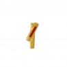 24K Gold Plated/0.12µm/ Transparent Red