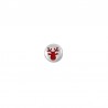 Placcato argento antico 999° / 5µm / Rosso