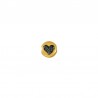 Placcato in oro 24K / 0,12 µm / Nero glitterato