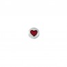 Placcato argento antico 999° / 5 µm / Rosso glitterato