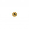 Placcato in oro 24K / 0,12 µm / Nero glitterato