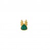 Placcato in oro 24K / 0,12 µm / Glitter turchese AB