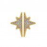 Placcato oro 24K / 0,12 µm / Glitter argento