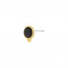Plaqué or 24 carats/0,12 µm/noir