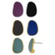 Enameled Zamak Earring 12x18mm