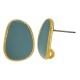 Enameled Zamak Earring 12x18mm