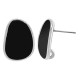 Enameled Zamak Earring 12x18mm