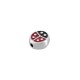 Enameled Zamak Bead Ladybug 8x8.4mm Ø1.6mm