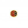Plaqué or 24 carats / 0,12 µm / Noir / Rouge transparent