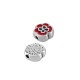 Perla in Zama Smaltata a Forma di Fiore 8.8 mm Ø1.7 mm