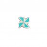 999° Silver Antique Plated/ 5µm/ Turquoise/ Ivory