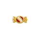 Perle en Zamak Émaillé Bonbon 12.4 x 6.5 mm Ø 1.1 mm