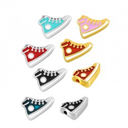 Enameled Zamak Slider Shoe 12x18mm Ø2mm