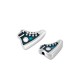 Enameled Zamak Slider Shoe 12x18mm Ø2mm