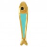 24K Gold Plated/ 0.12µm/ Turquoise/ Black