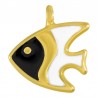 24K Gold Plated/ 0.12µm/ Black/ White