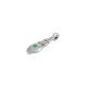 Enameled Zamak Charm Shell 5.6x15.5mm Ø1.8mm