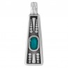 999° Silver Antique Plated/ 5µm/ Transparent Turquoise