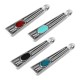 Enameled Zamak Pendant Geometric 7.3x26.8mm Ø2.3mm