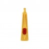 Plaqué or 24 carats / 0,12 µm / Rouge transparent