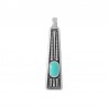 Placcato argento antico 999° / 5 µm / Turchese