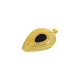 Ciondolo a Goccia in Zama Smaltata 22.6X30.5 mm Ø2.3 mm