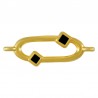 Placcato in oro 24K/ 0,12 µm/ Nero