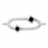 Placcato argento antico 999°/ 5µm/ Nero