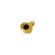 Ciondolo Ovale in Zama Smaltata 9.6X7 mm Ø2 mm