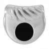 Placcato argento antico 999°/ 5µm/ Nero