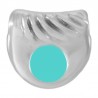 999° Silver Antique Plated/ 5µm/ Turquoise
