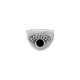 Enameled Zamak Charm Semicircle 14.6x11.8mm Ø1.6mm