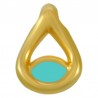 24K Gold Plated/ 0.12µm/ Turquoise