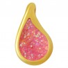 Placcato in oro 24K / 0,12 µm / Glitter lilla