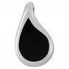 999° Silver Antique Plated/ 5µm/ Black